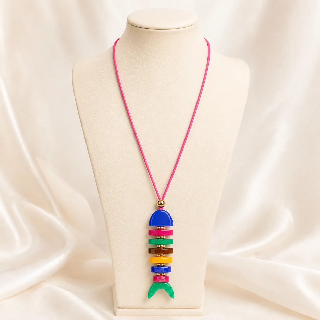 Collier Houta Long - Acier Inoxydable-3