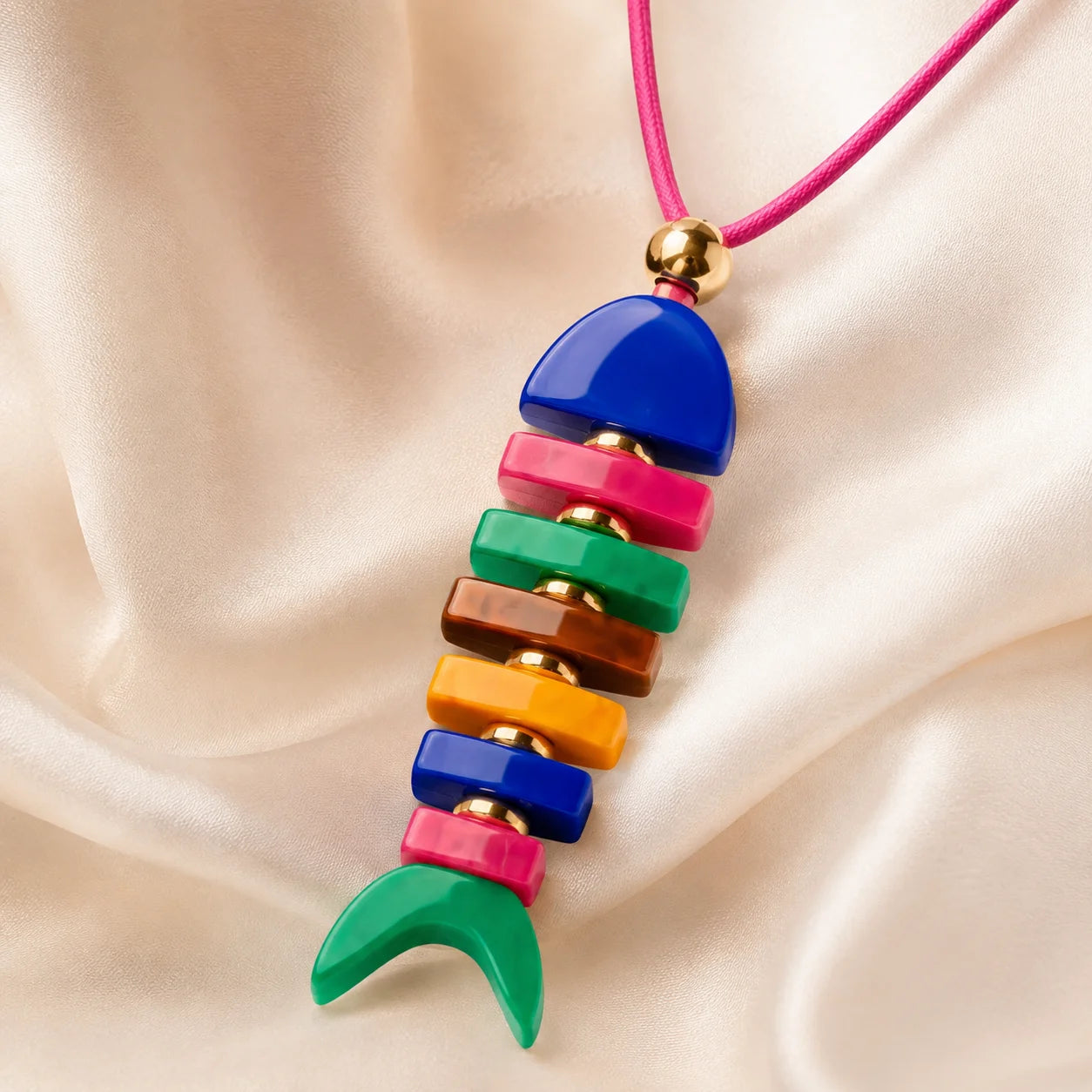Collier Houta Long - Acier Inoxydable-5