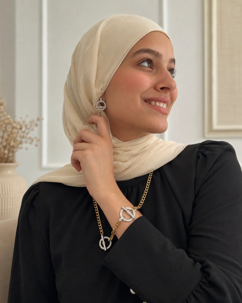 Parure Style Cartier 3 Pièces - Acier Inoxydable Bicolore-2