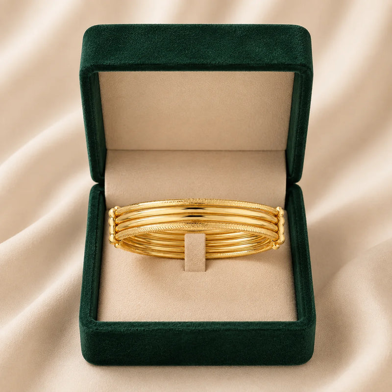 Bracelet La Corone - Modèle Doré Haute Qualité-1