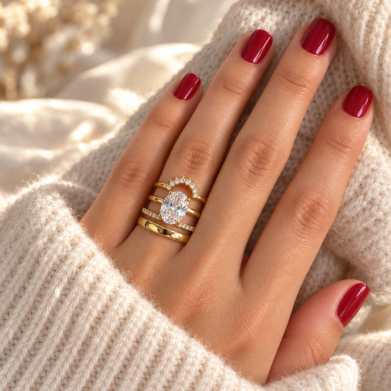 💍 Bague d’Amour – Set de 4 Pièces Ajustables-1