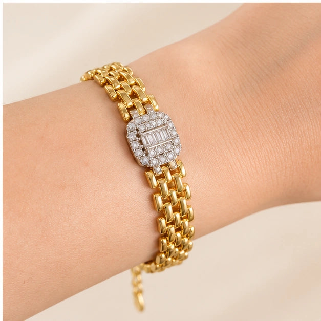 Bracelet Hasira — Acier Inoxydable Réglable
