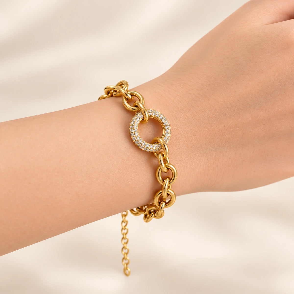 Bracelet Nouvelle — Acier Inoxydable Ajustable