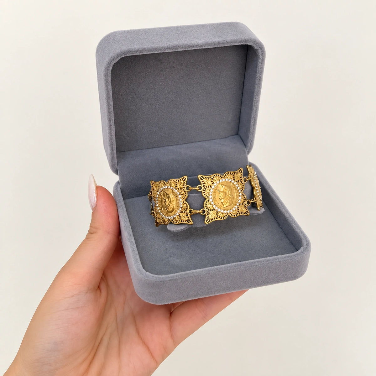 Bracelet Lira — Acier Inoxydable Ajustable