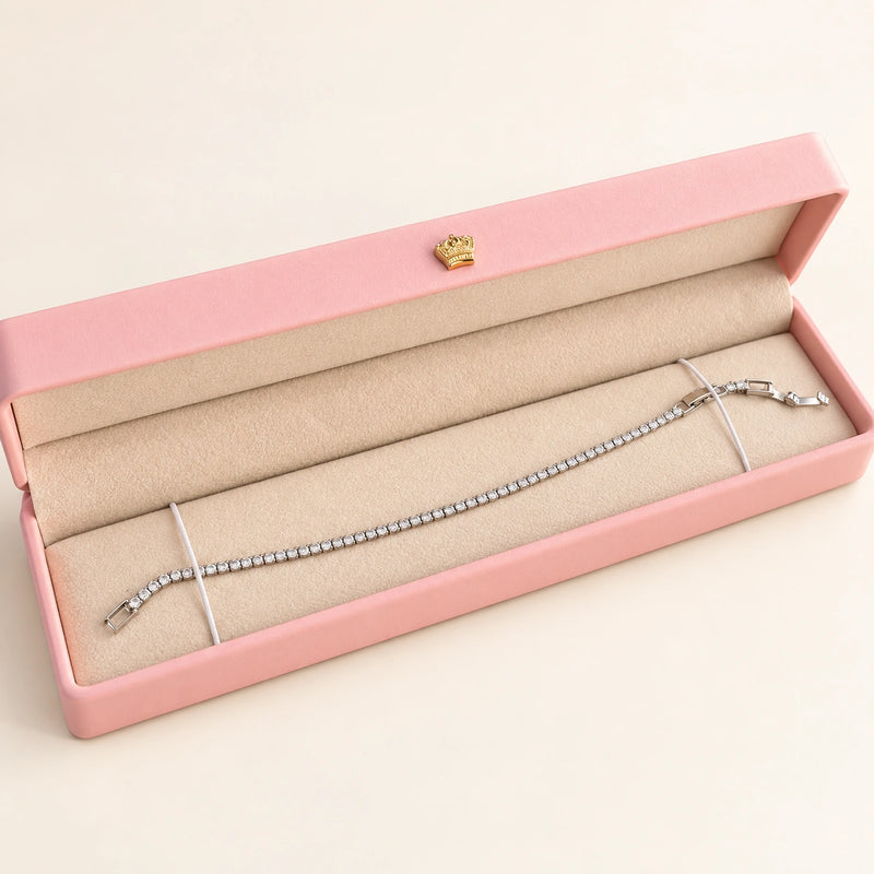 Bracelet Rivière — Acier Inoxydable Ajustable-4