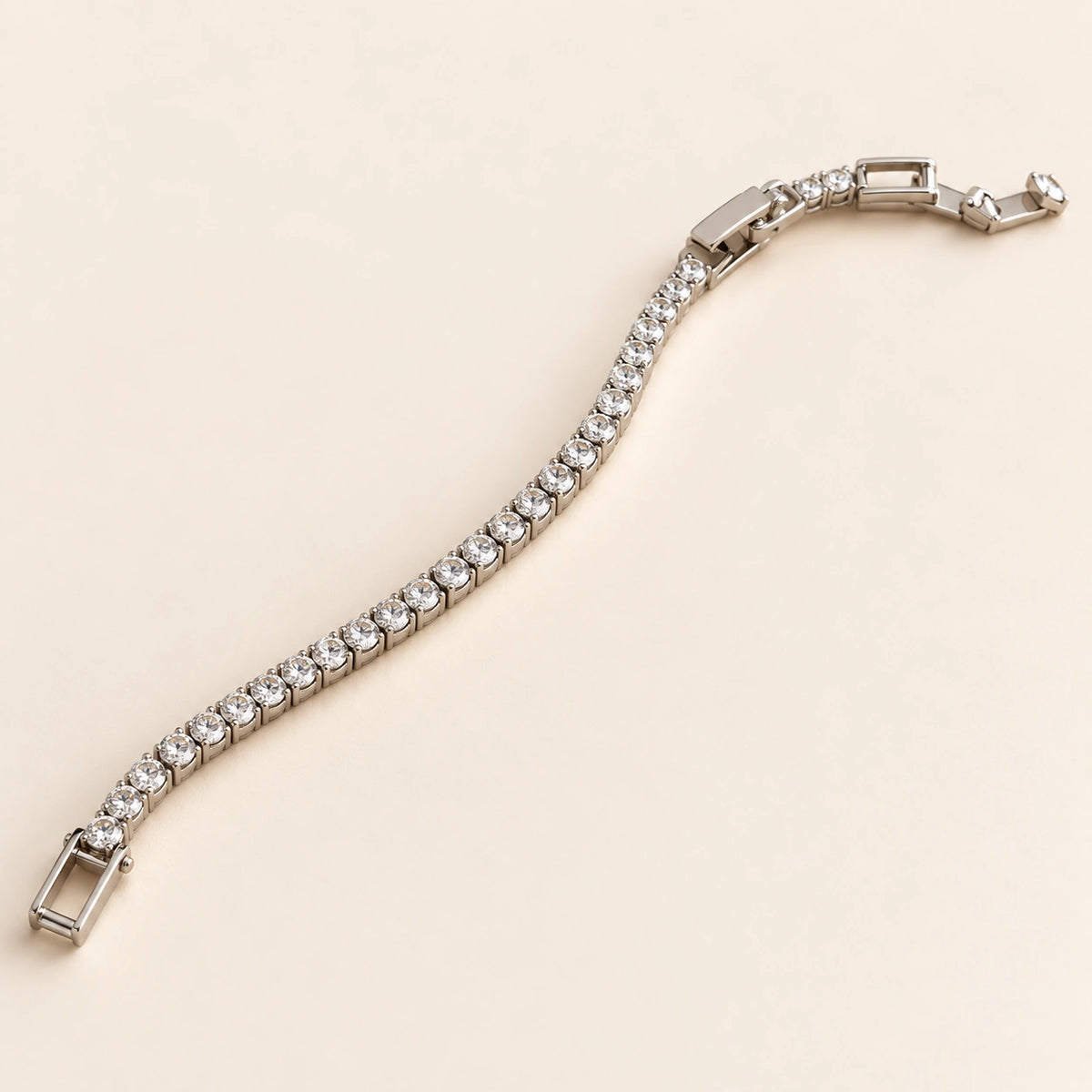 Bracelet Rivière — Acier Inoxydable Ajustable-3