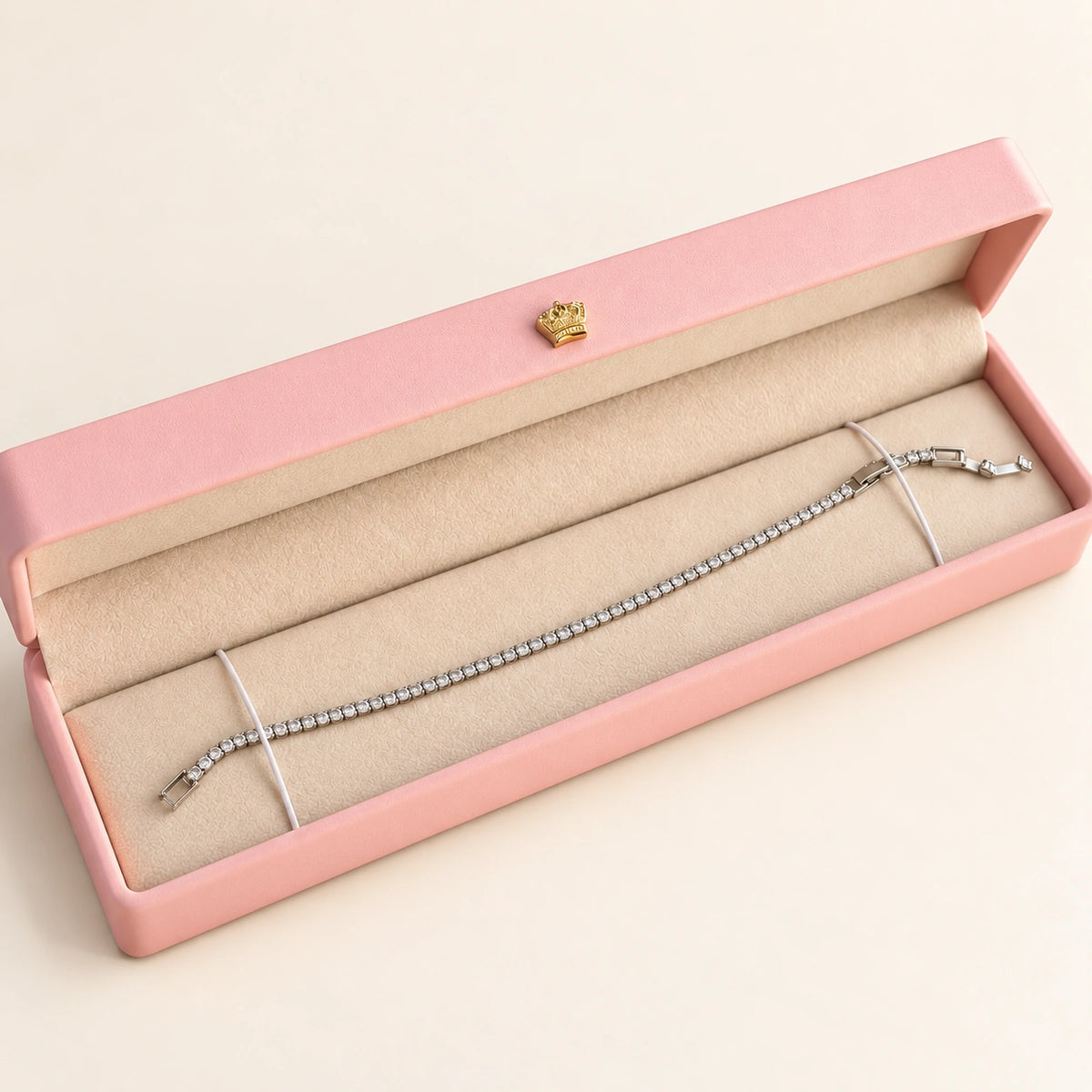 Bracelet Rivière — Acier Inoxydable Ajustable-1