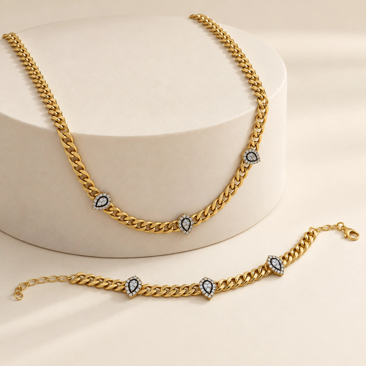 PARURE MODÈLE OR Parure Modèle OR — Acier Inoxydable