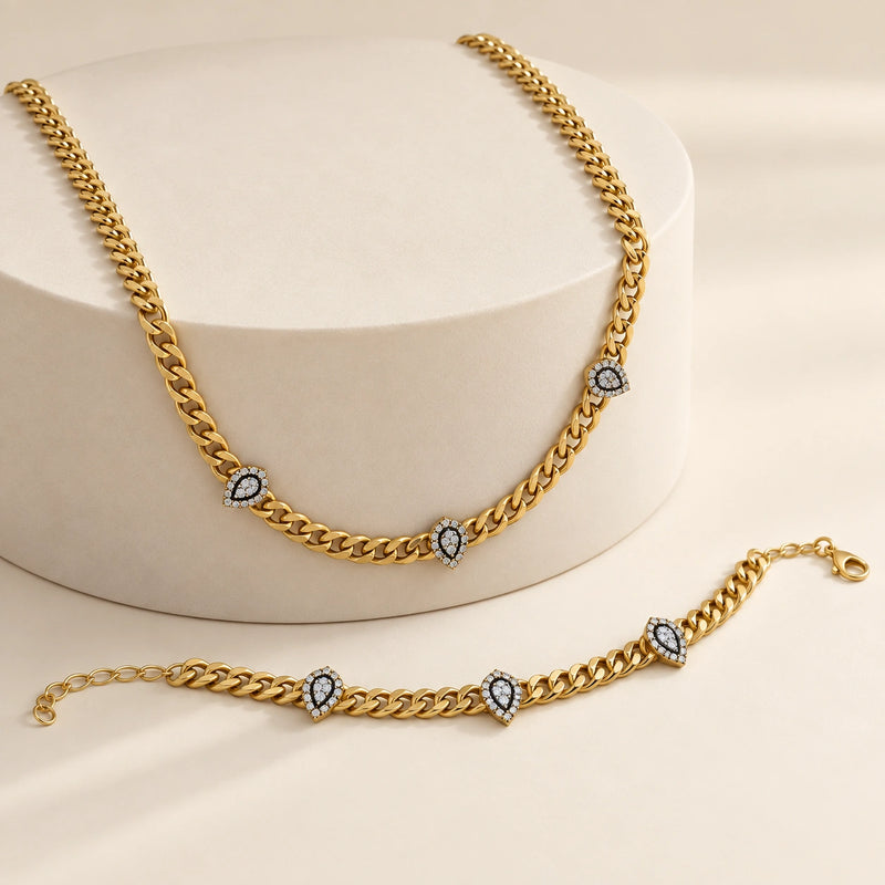 PARURE MODÈLE OR Parure Modèle OR — Acier Inoxydable-2