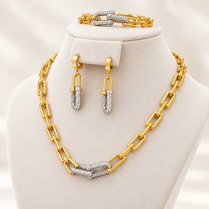 Parure Royale — 3 Pièces en Acier Inoxydable-2