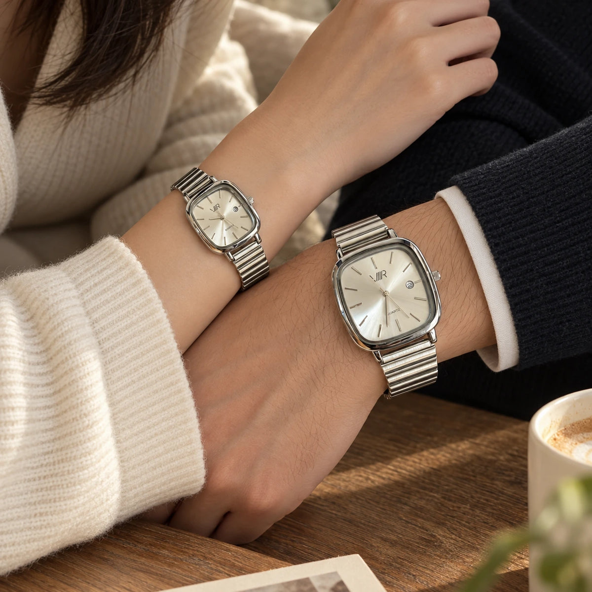 ⌚ Royal Matching – Duo de Montres Inoxydables-1