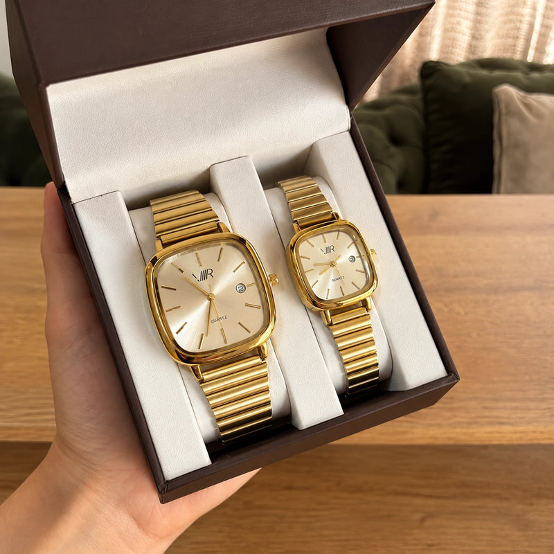 ⌚ Royal Matching – Duo de Montres Inoxydables-3