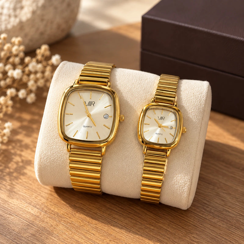 ⌚ Royal Matching – Duo de Montres Inoxydables-4